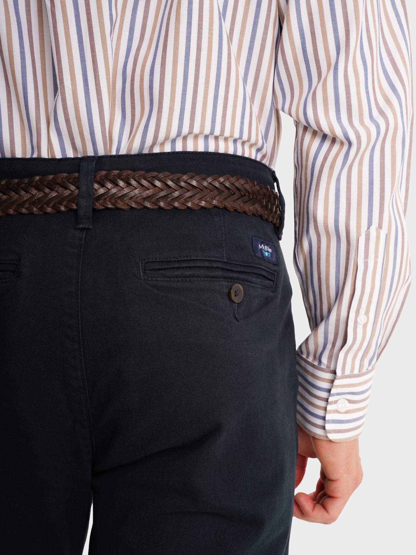 CALÇAS AZUIS REGULAR FIT MR. BLUE