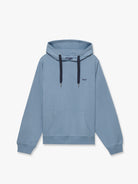 SUDADERA REGULAR FIT AZUL CON CAPUCHA MR. AZUL