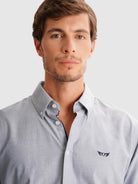 CAMISA AZUL REGULAR FIT MR. BLUE