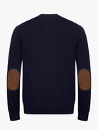 Pullover Algodão Azul Manga Comprida Regular Fit Mr. Blue