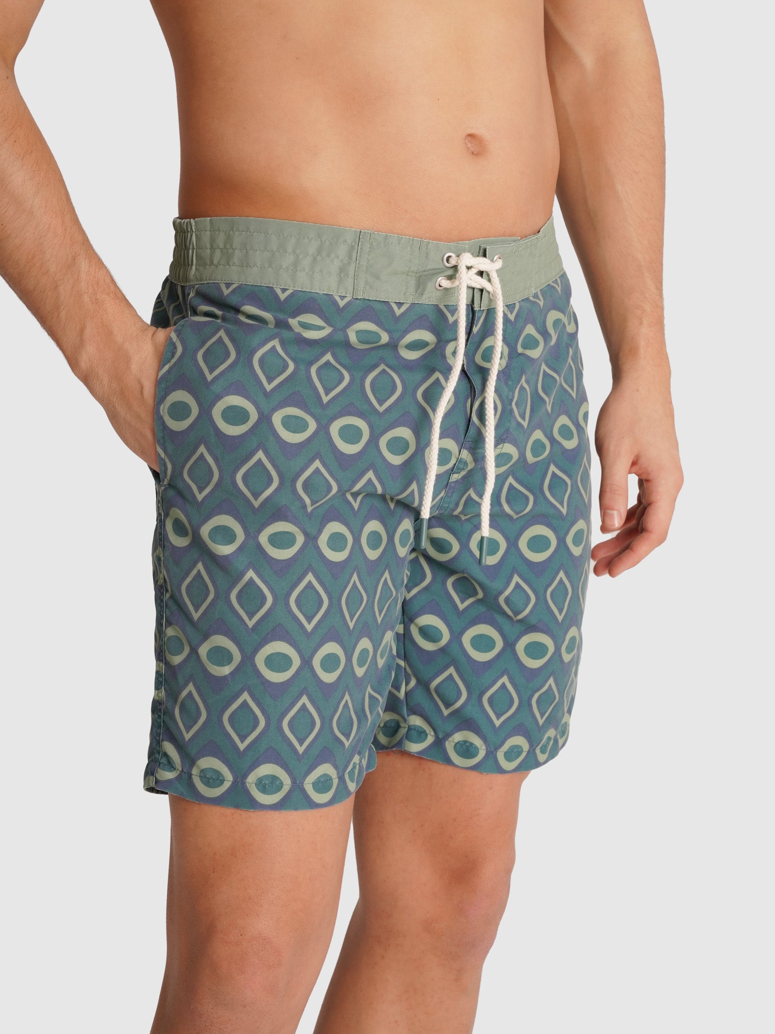 FATO BANHO CINZENTO REGULAR FIT MR. BLUE