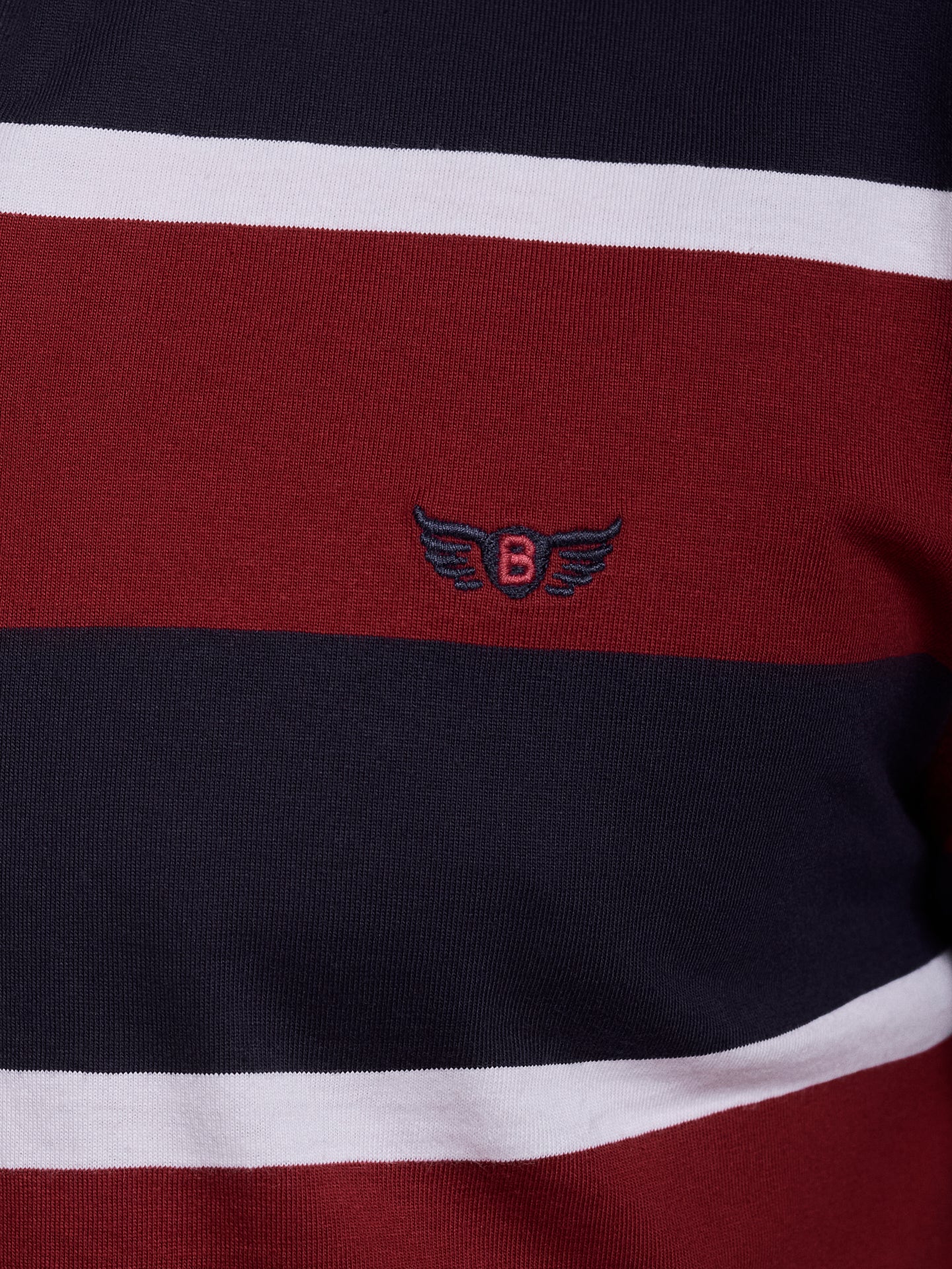 RUGBIE ALGODÃO AZUL MANGA CURTA REGULAR FIT MR. BLUE