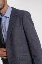 BLAZER LÃ AZUL LISO MR. BLUE
