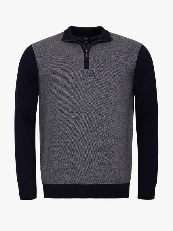 Pullovers Fino Meio Zipper Mr. Blue