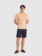 T-SHIRT LARANJA MANGA CURTA REGULAR FIT MR. BLUE