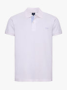 POLO BRANCO MANGA CURTA REGULAR FIT MR. BLUE