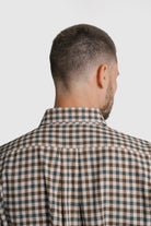CAMISA ALGODÃO REGULAR FIT VERDE QUADRADA MR. BLUE