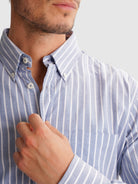 CAMISA AZUL REGULAR FIT MR. BLUE