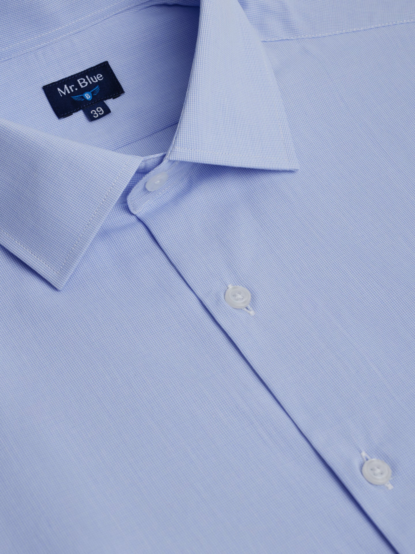 CAMISA AZUL CLASSIC FIT MR. BLUE