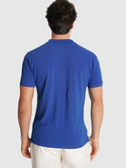 POLO PIQUET AZUL MANGA CURTA REGULAR FIT MR. BLUE