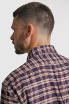 CAMISA ALGODÃO REGULAR FIT AZUL QUADRADA MR. BLUE