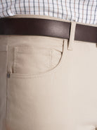 Calça Algodão Beges Regular Fit Mr. Blue