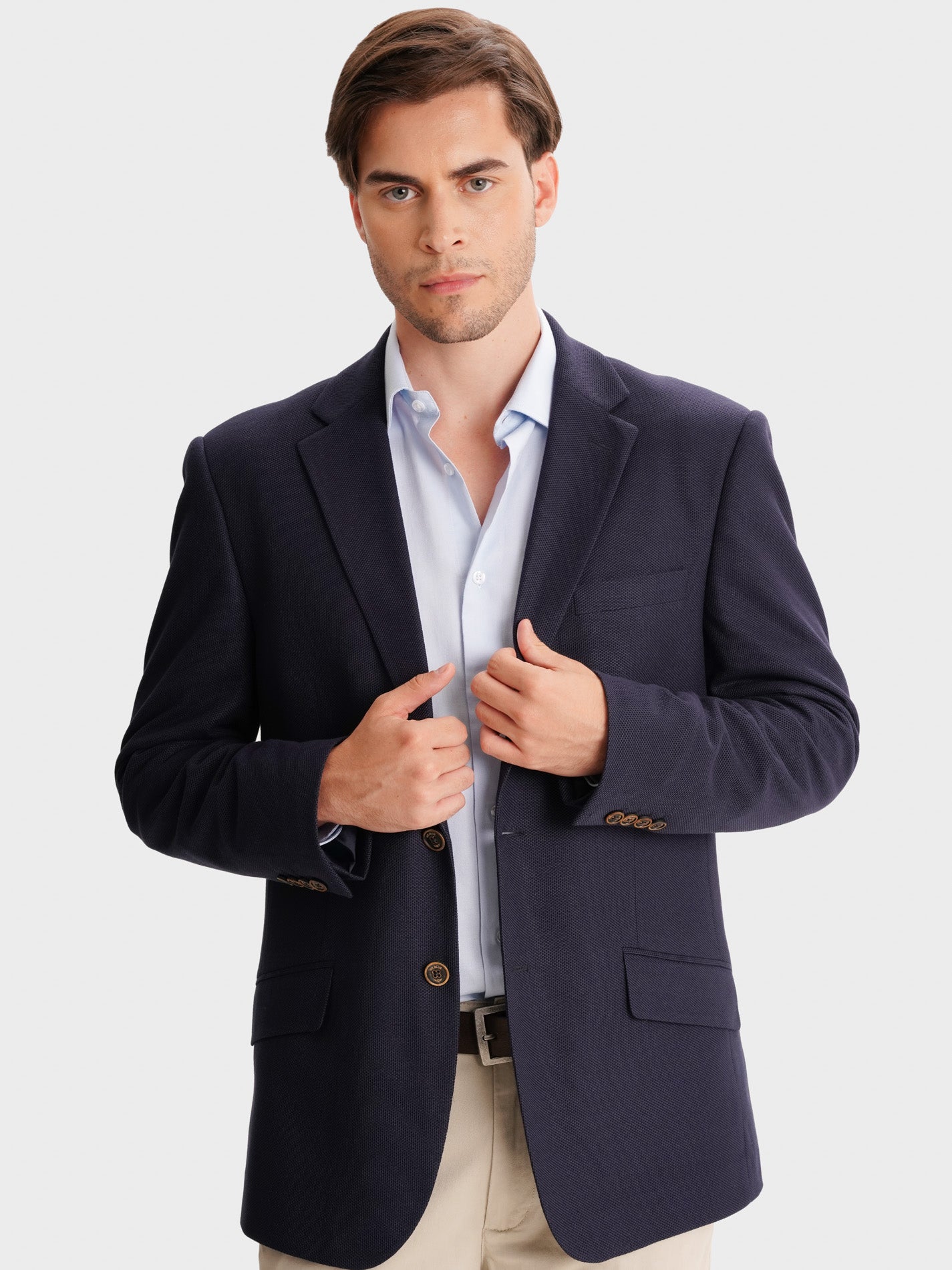 Blue Regular Fit Blazer 48 - Main Image
