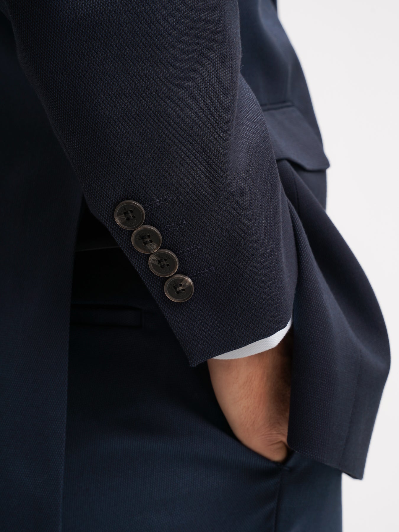 Mr.Blue Traje Azul Liso