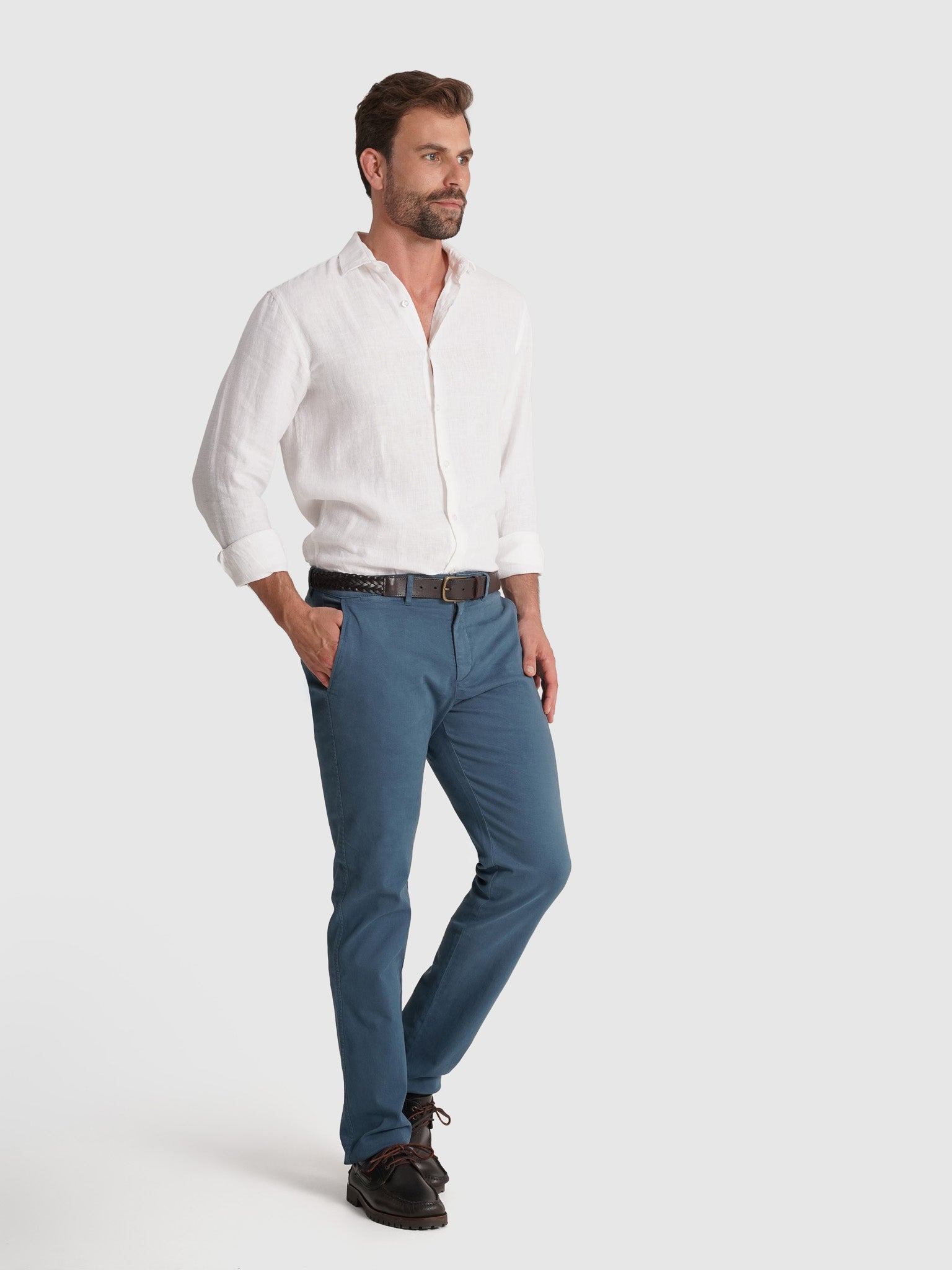 Calça Azuis Regular Fit Mr. Blue