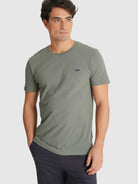 T-SHIRT PIQUET VERDE MANGA CURTA REGULAR FIT MR. BLUE