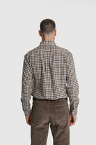 CAMISA ALGODÃO REGULAR FIT VERDE QUADRADA MR. BLUE