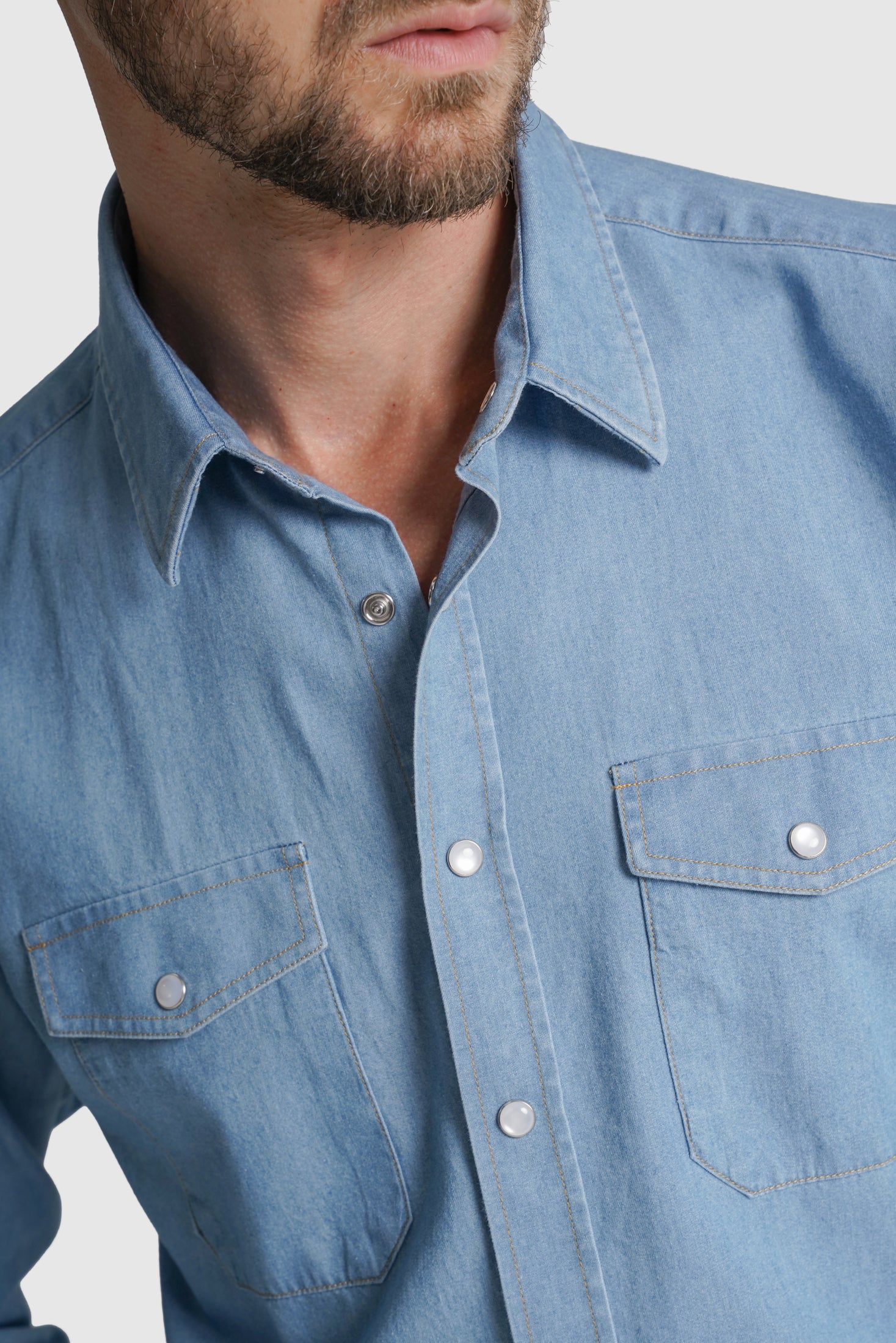CAMISA ALGODÃO REGULAR FIT VERDE LISA MR. BLUE