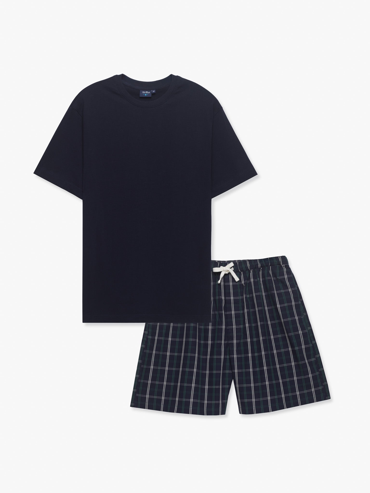 BLUE PAJAMA SHORT SLEEVES REGULAR FIT MR. BLUE