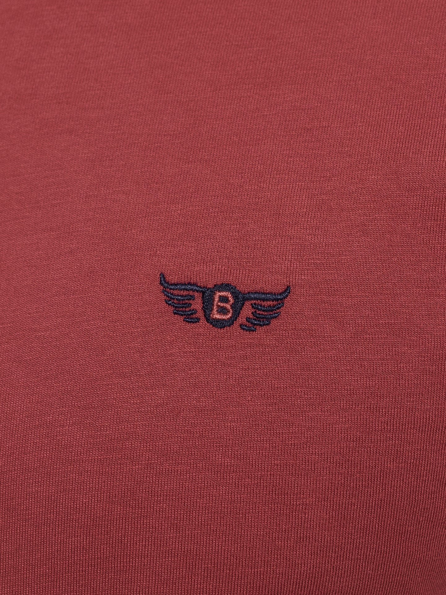 T-shirt Algodão Vermelha Manga Curta Regular Fit Mr. Blue