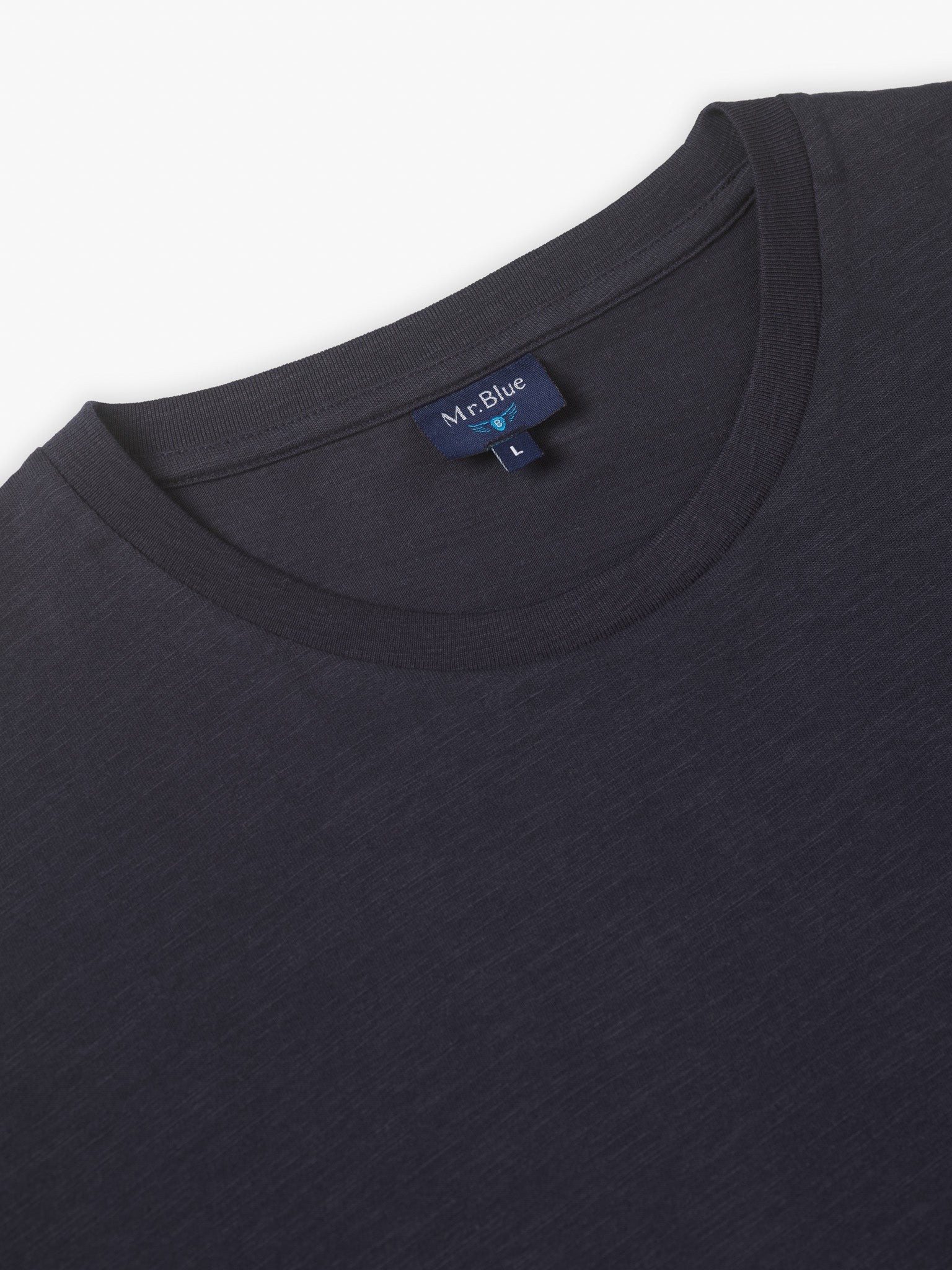 T-SHIRT AZUL MANGA CURTA REGULAR FIT MR. BLUE