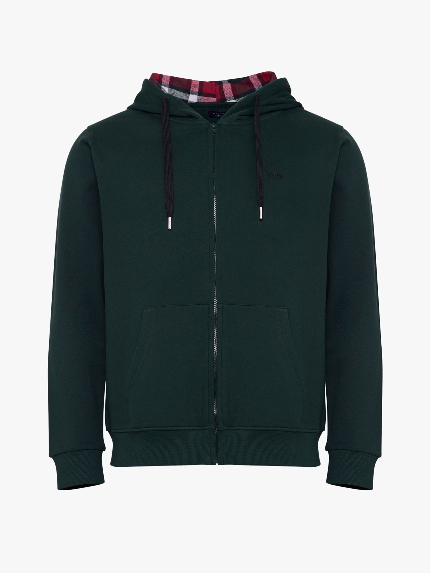 Hoodie Algodão Verde Manga Comprida Regular Fit Mr. Blue