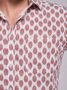 Camisa Algodão Vermelha Manga Curta Regular Fit Mr. Blue