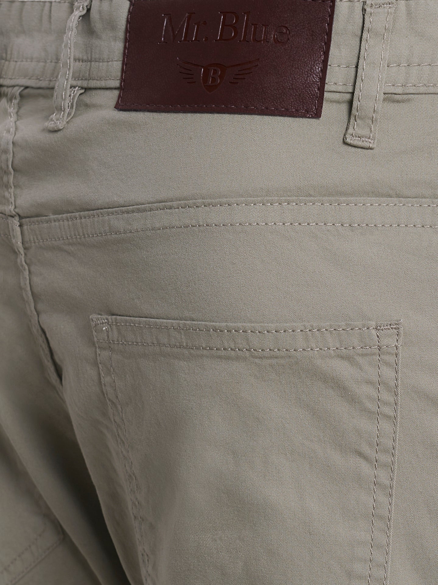 Calça Algodão Verdes Regular Fit Mr. Blue