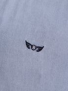 CAMISA ALGODÃO AZUL MANGA COMPRIDA REGULAR FIT MR. BLUE