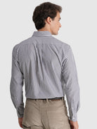 Camisa Algodão Azul Manga Comprida Regular Fit Mr. Blue