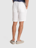 REGULAR FIT WHITE BERMUDA MARK BELLUCCI