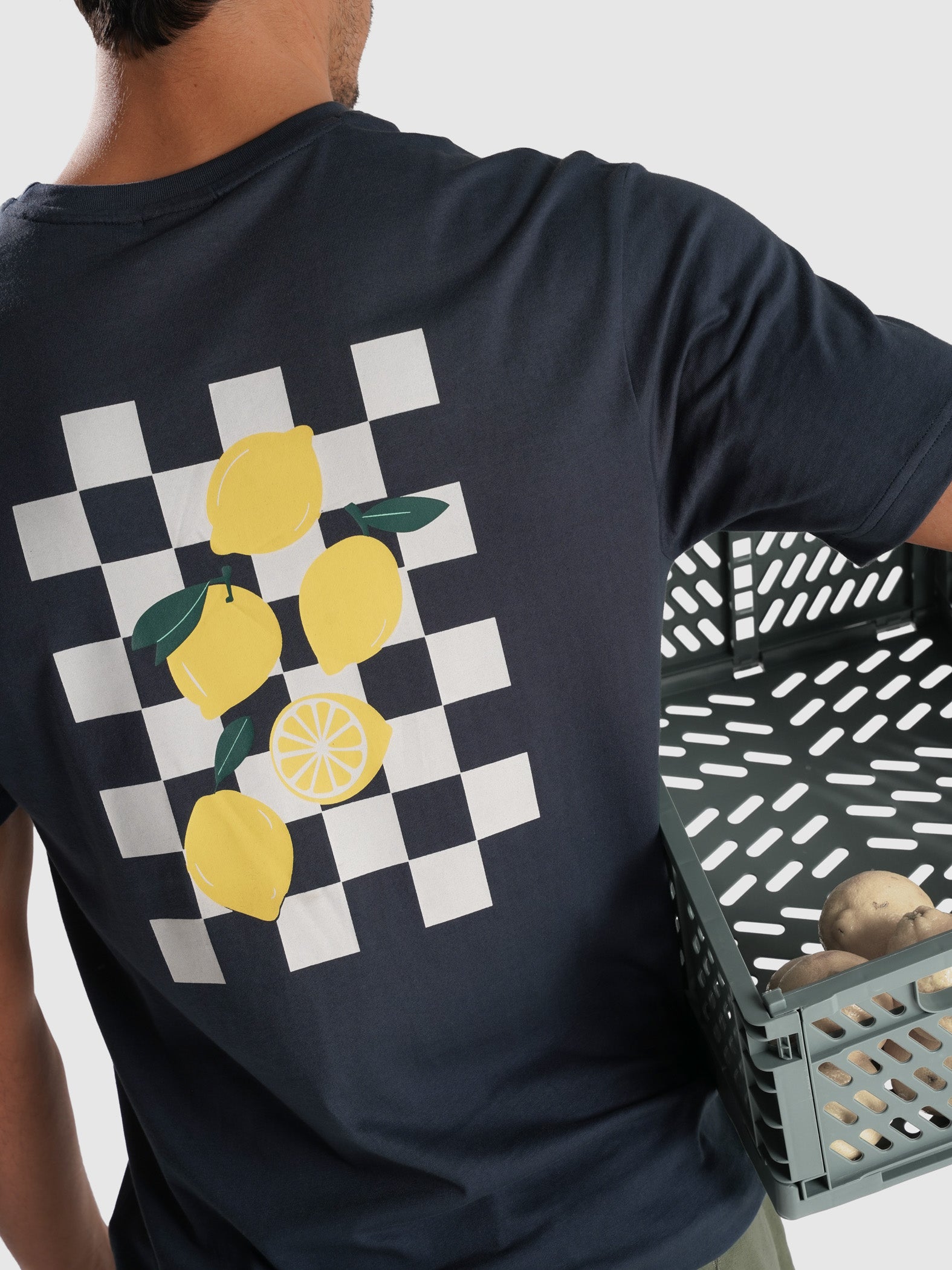 T-SHIRT CRU MANGA CURTA REGULAR FIT MR. BLUE
