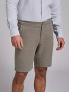 BERMUDA LINHO VERDES REGULAR FIT MARK BELLUCCI