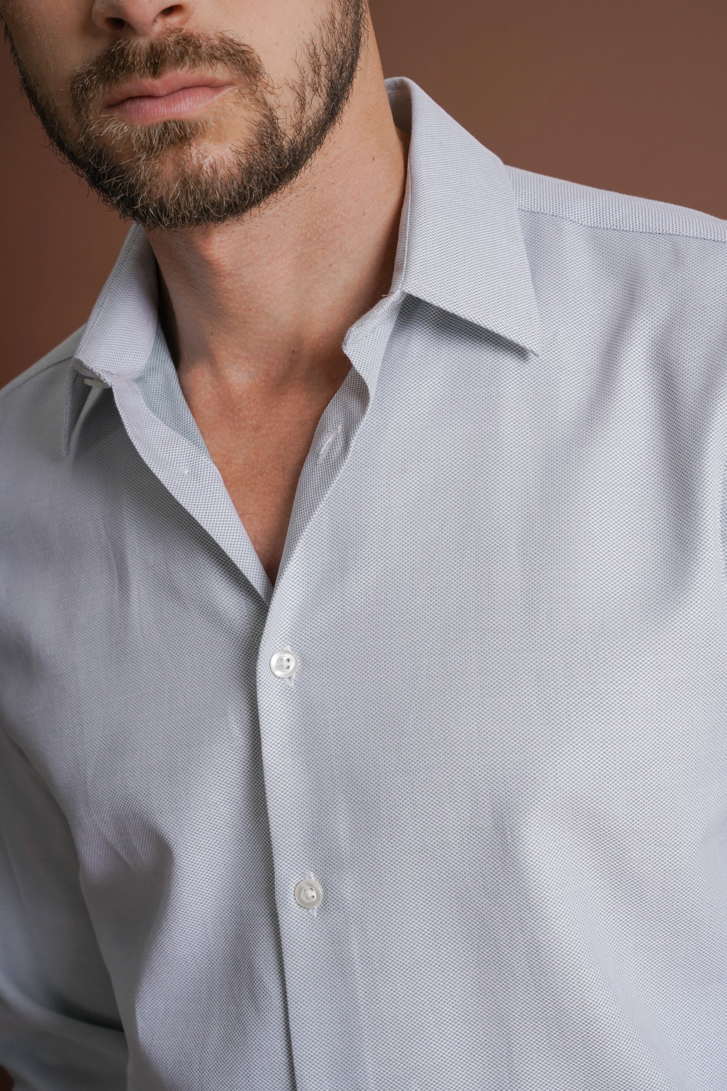 CAMISA ALGODÃO SLIM FIT VERDE LISA MR. BLUE