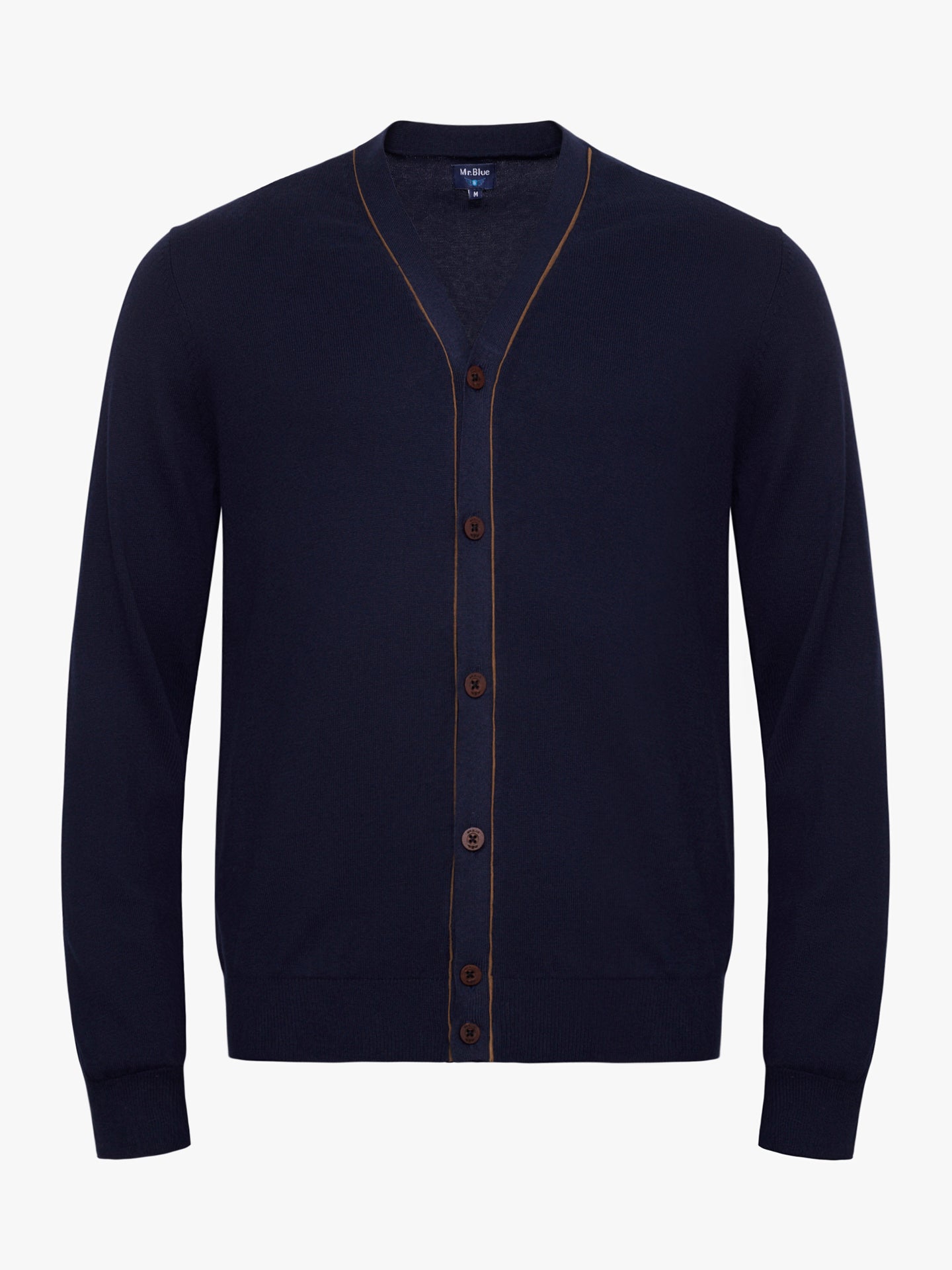 Pullover Algodão Azul Manga Comprida Regular Fit Mr. Blue