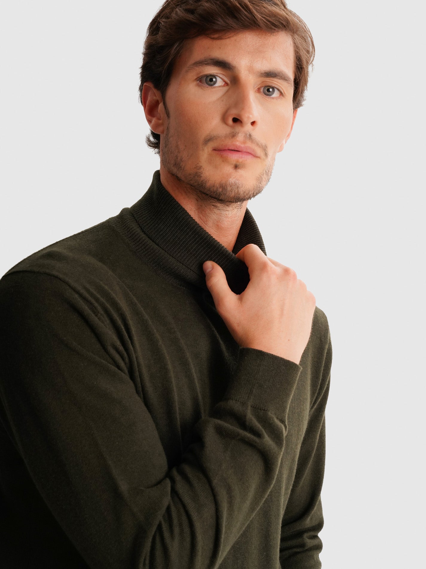 PULLOVER FINO AZUL REGULAR FIT MR. BLUE