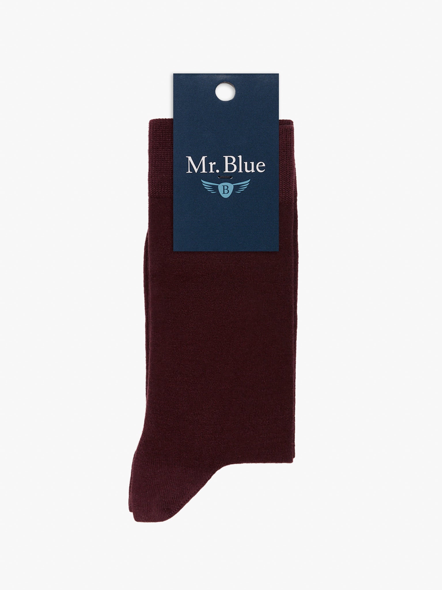 Meias Bordeaux Regular Fit Mr. Blue
