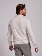 Pullover Algodão Bege Manga Comprida Regular Fit Mr. Blue