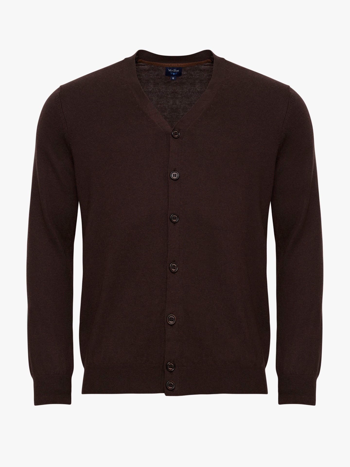 PULLOVER FINO CASTANHO MANGA COMPRIDA REGULAR FIT MR. BLUE