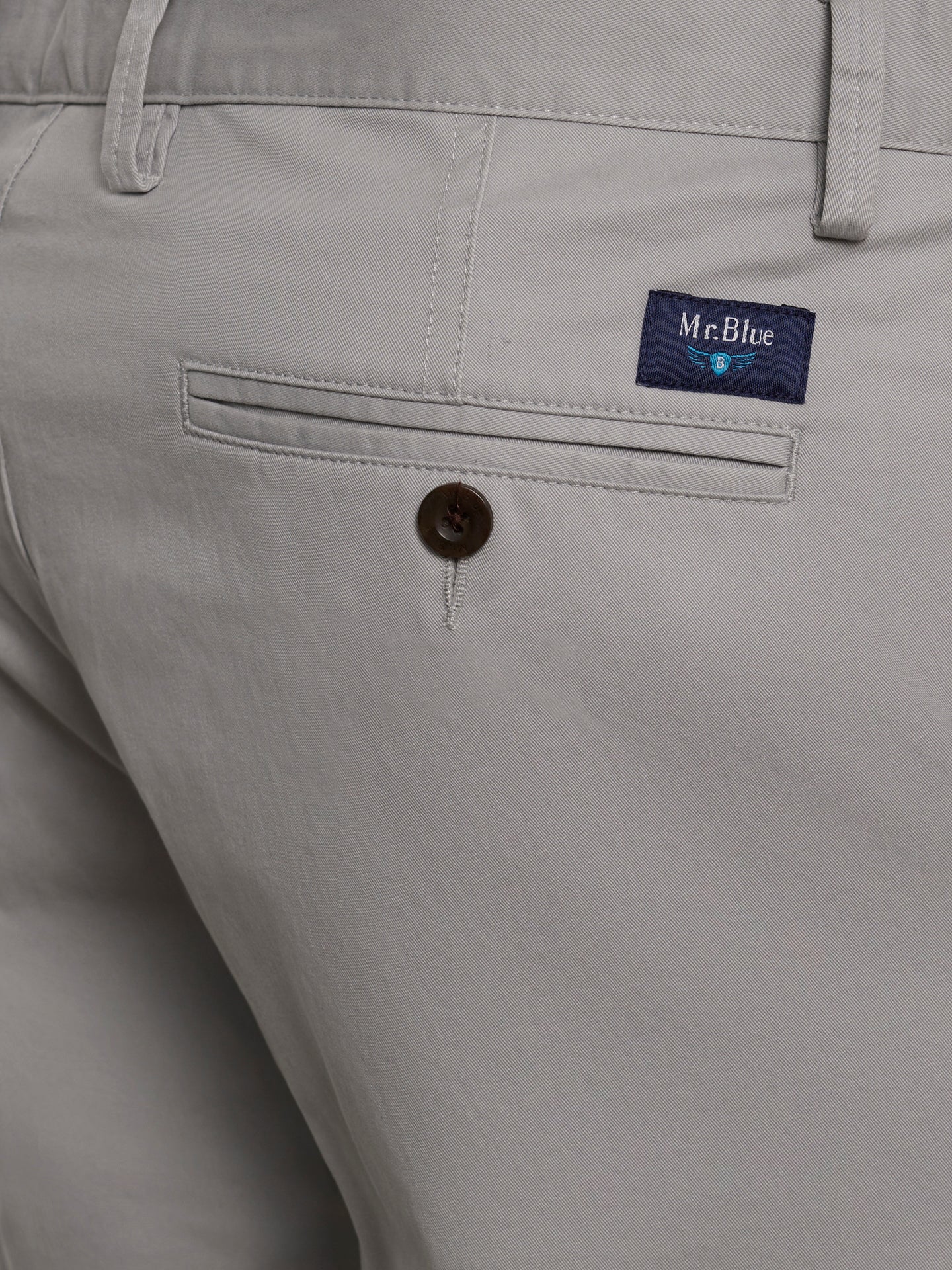 CALÇAS CINZENTAS SLIM FIT MR. BLUE