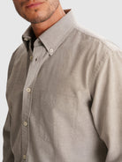 CAMISA FLANELA VERDE REGULAR FIT MR. BLUE