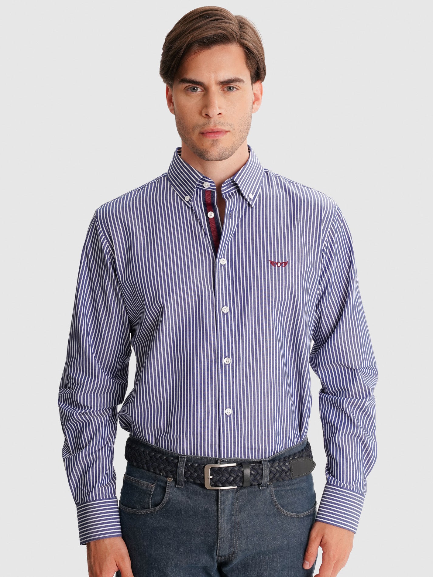 CAMISA AZUL REGULAR FIT MR. BLUE