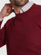 Pullover Lã Vermelho Manga Comprida Regular Fit Mr. Blue