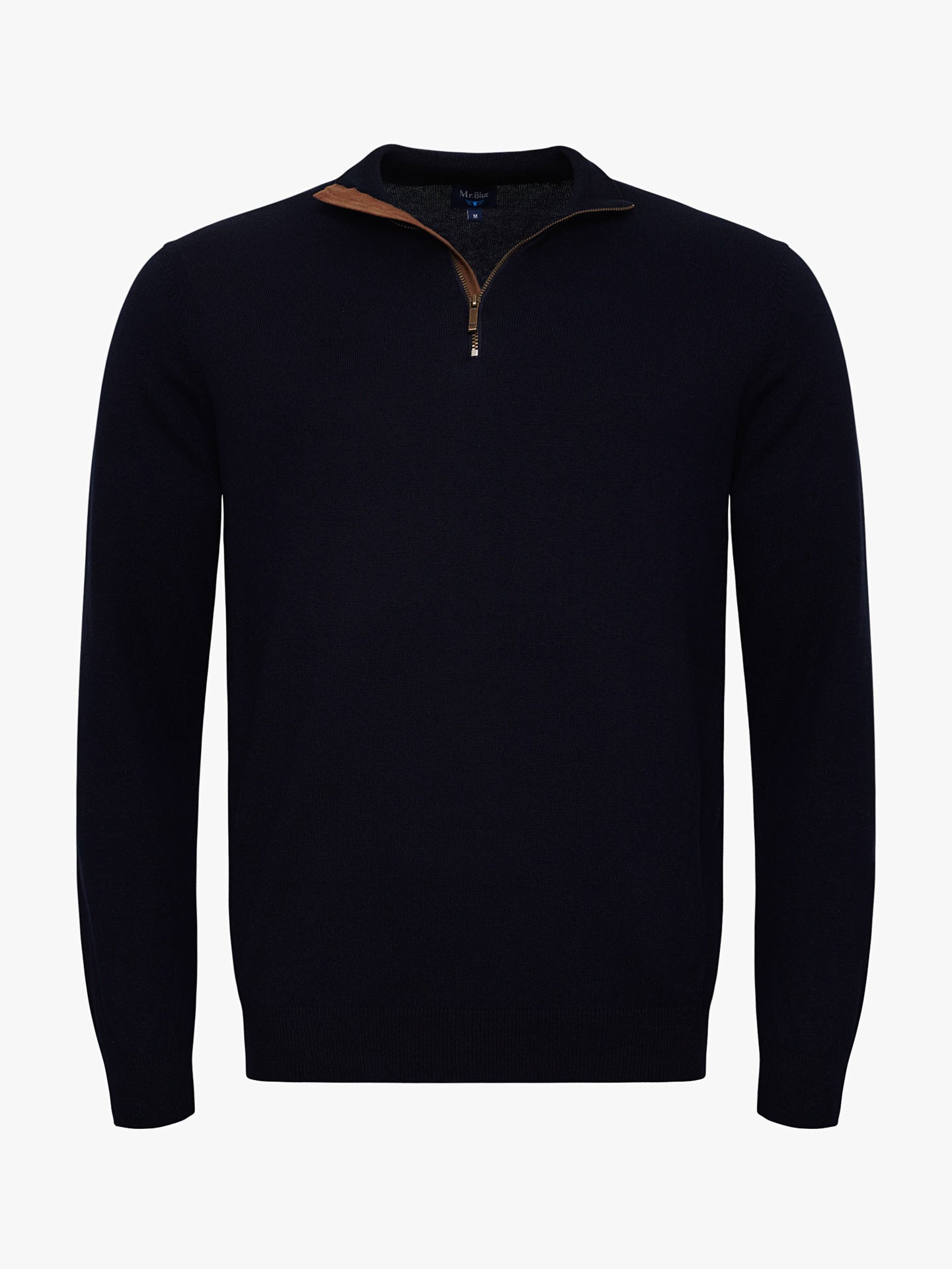 PULLOVER FINO AZUL MANGA COMPRIDA REGULAR FIT MR. BLUE