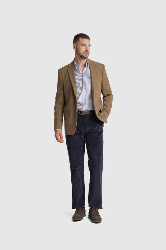 BLAZER LÃ AMARELO LISO MR. BLUE