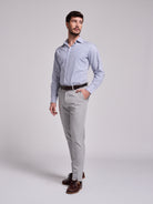 CAMISA ALGODÃO AZUL MANGA COMPRIDA CLASSIC FIT MR. BLUE