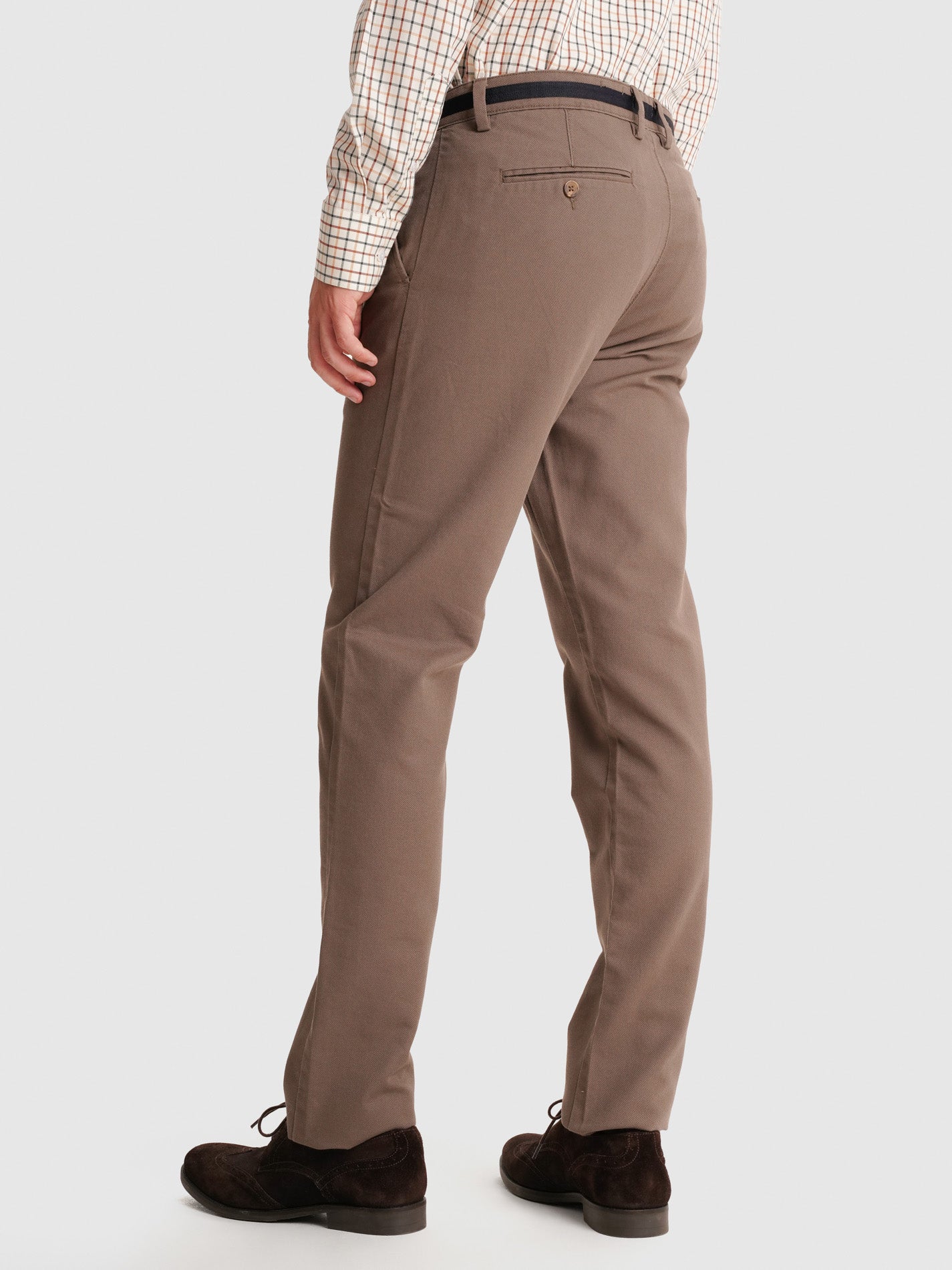 CALÇAS ESTRUTURADA VERDES SLIM FIT MR. BLUE