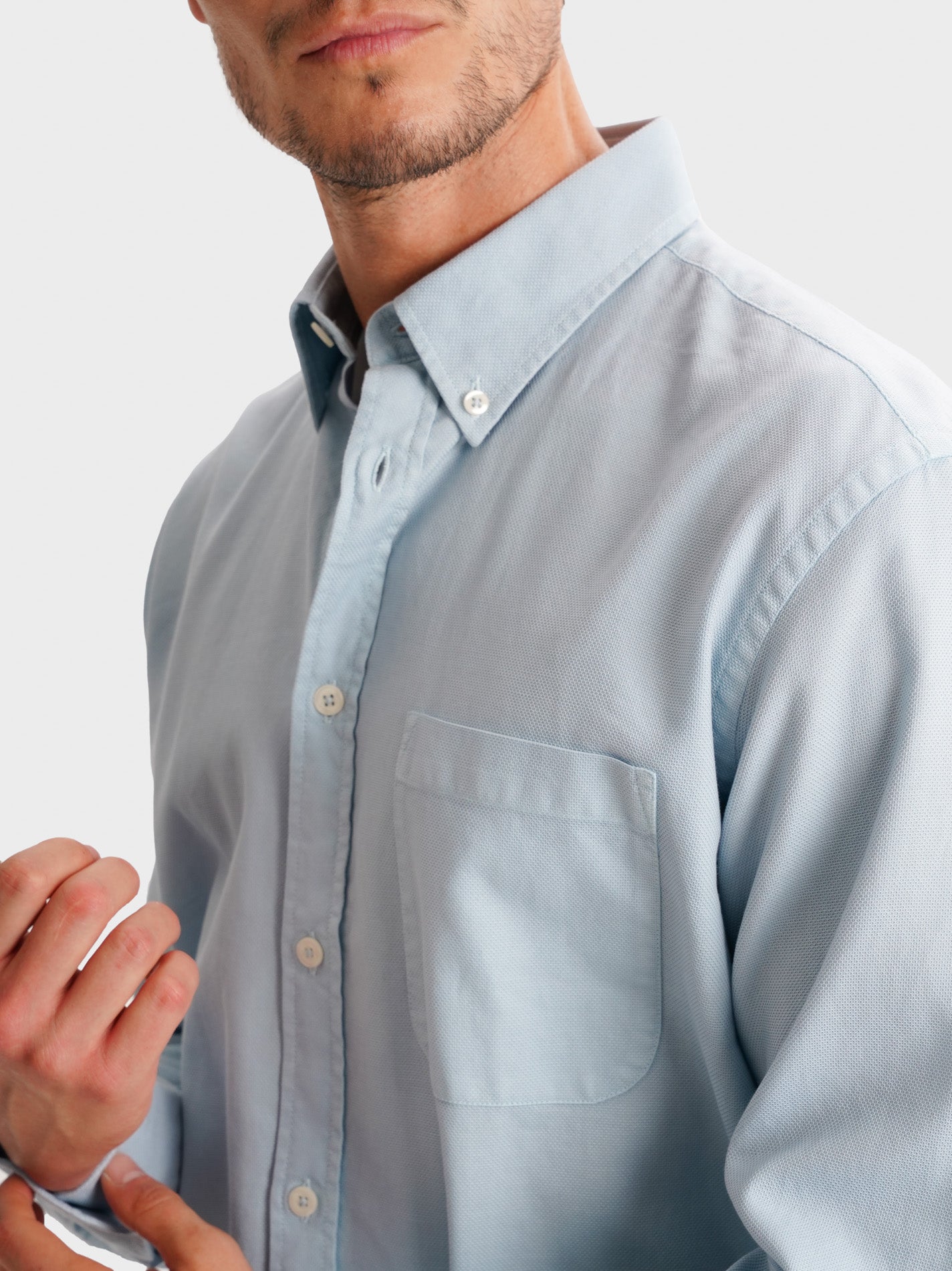 CAMISA AZUL REGULAR FIT MR. BLUE