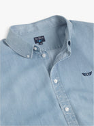 BLUE SHORT SLEEVE REGULAR FIT MR. BLUE