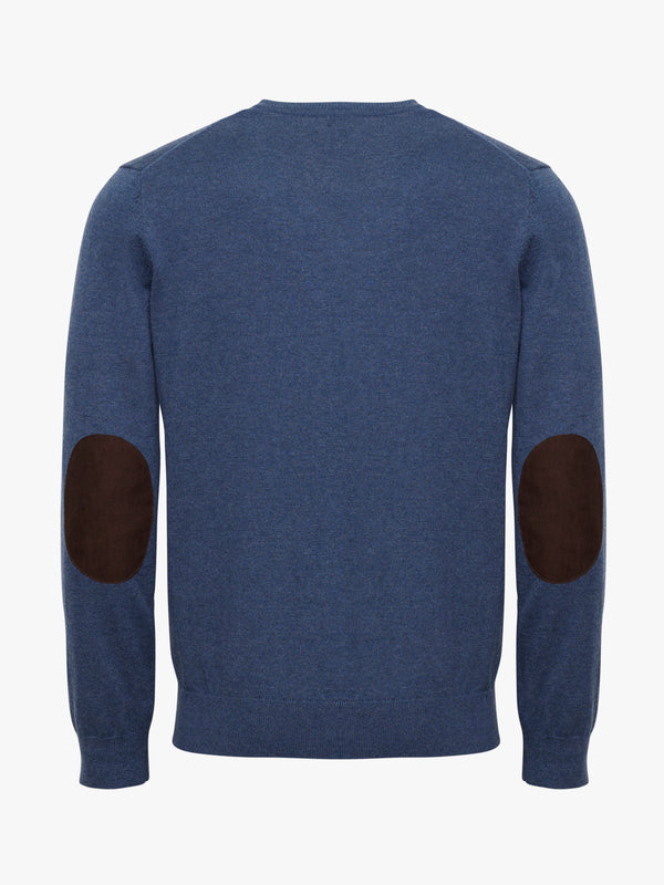 Pullovers Fino Decote em V Mr. Blue